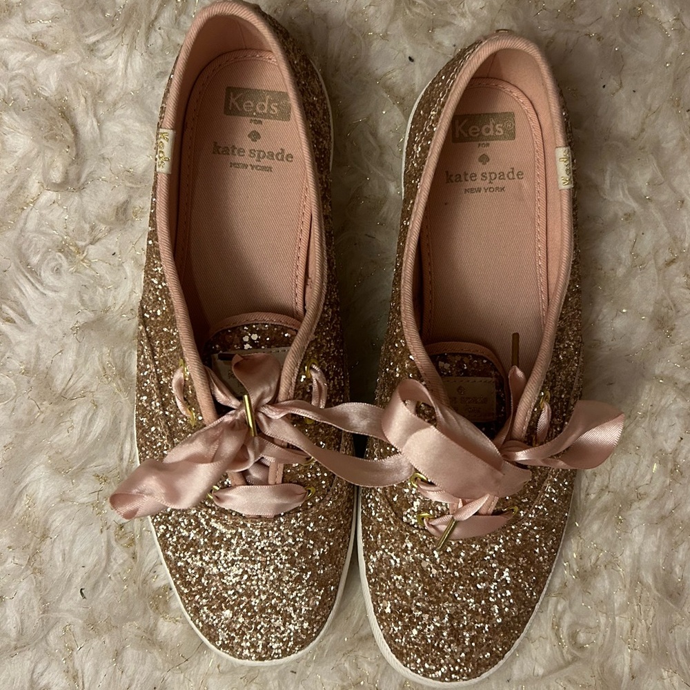 Rose Gold Kate Spade Keds